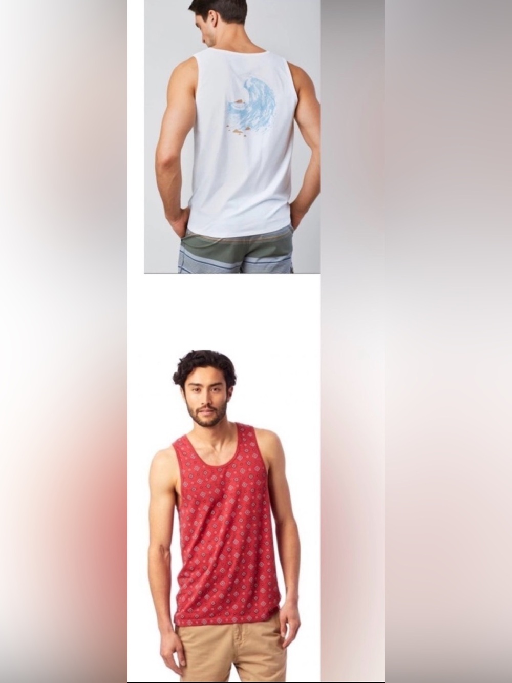 Men’s Bundle Alternative Apparel + United By Blue Summer Tank Tops patriotic XL